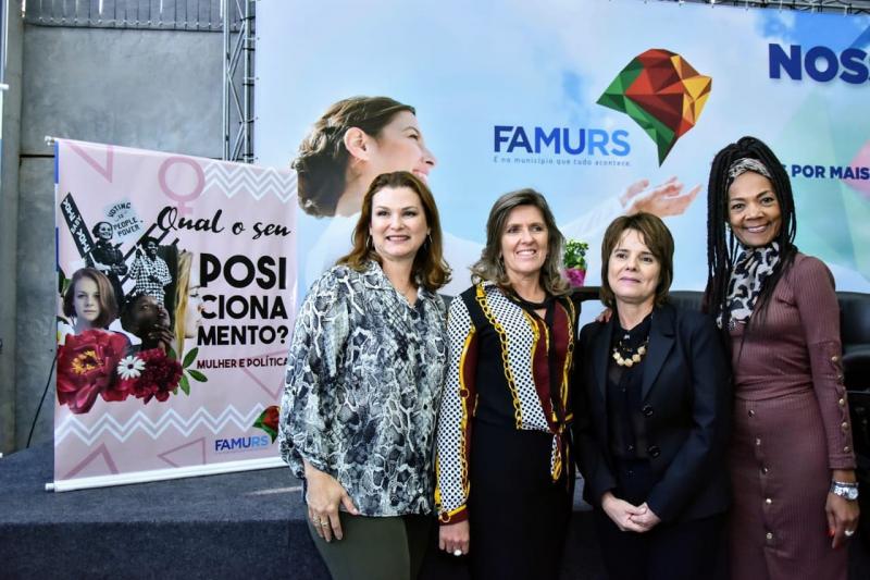 Fátima Daudt, Carla Chamorro, Kátia Orsi e Tânia da Silva