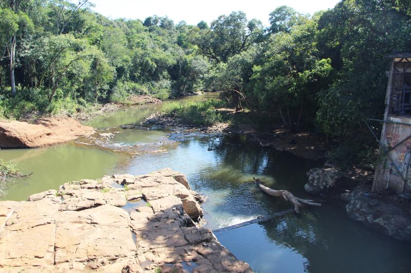 Situação do Arroio Feitoria nesta semana