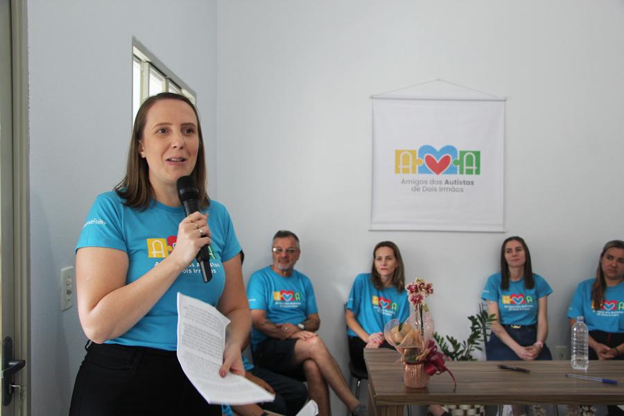 Presidente da AMA, Mariele agradeceu a todos os presentes