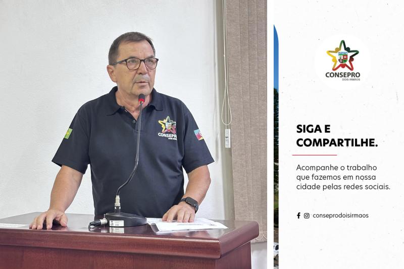 Presidente do Consepro pede apoio para divulgação das redes sociais da entidade