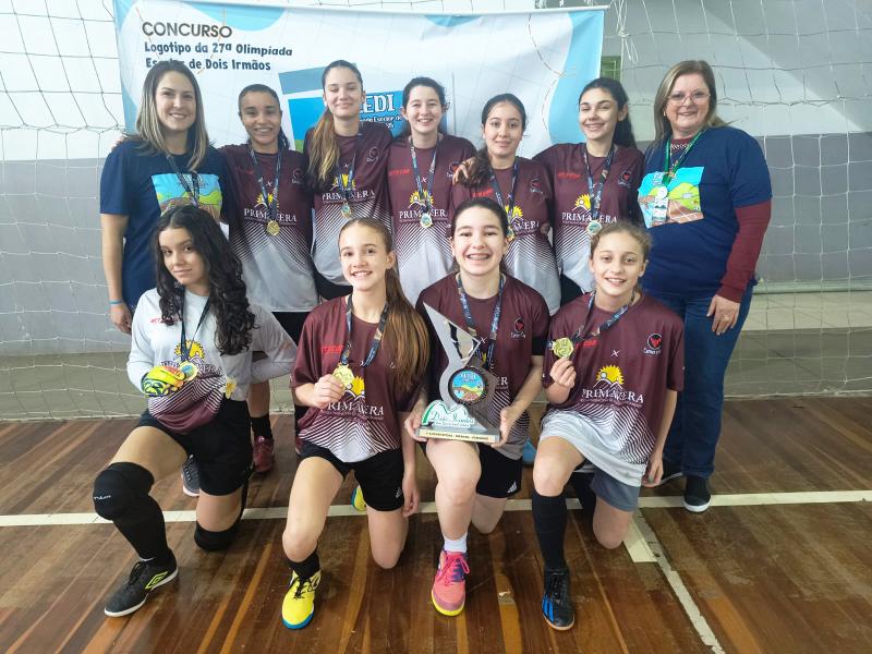 Infantil feminino: Primavera campeã (Foto: Divulgação / Desporto)