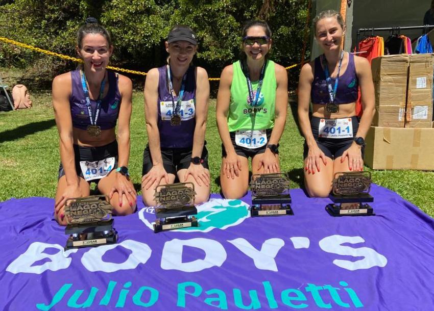 Quarteto feminino campeão