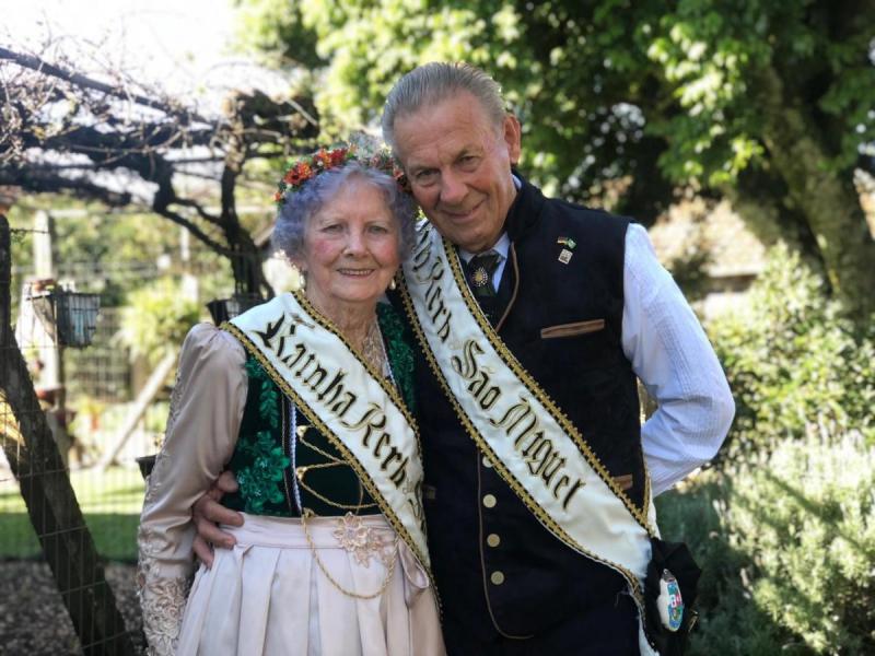 Rei e Rainha do Kerb de São Miguel há 11 anos, Darcy e Lori Engelmann completam 59 anos de casados no dia 15 de setembro