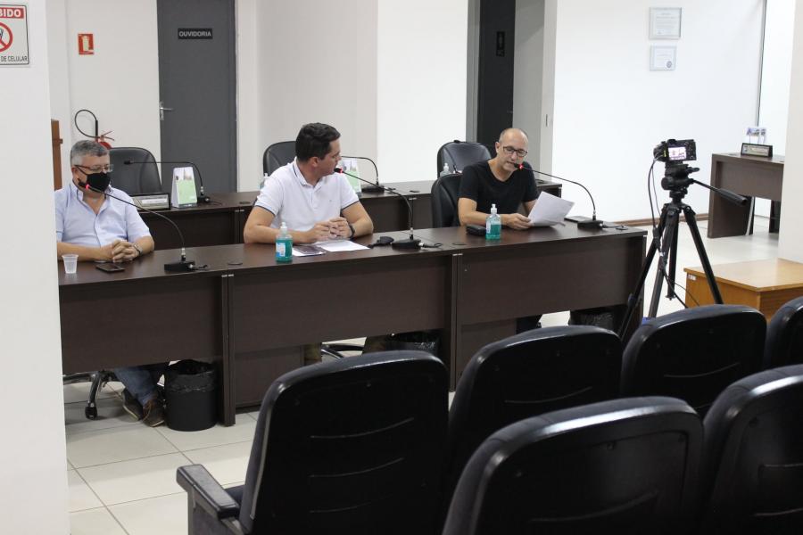 Ricardo, Ramon e Mauro (Foto: Divulgação / Câmara)