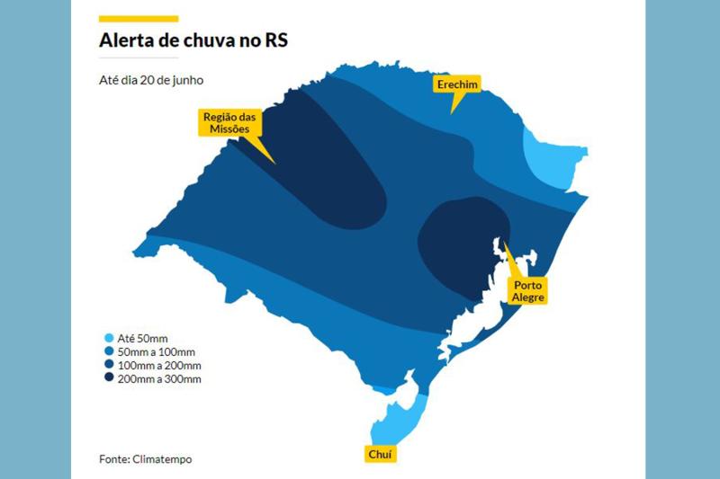 Fonte: GZH / Climatempo