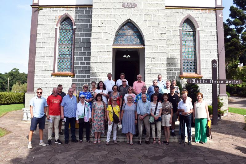 Missa em alemão foi celebrada no Pinhal Alto