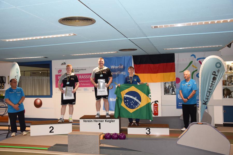 Sandro foi 3º colocado na disputa individual