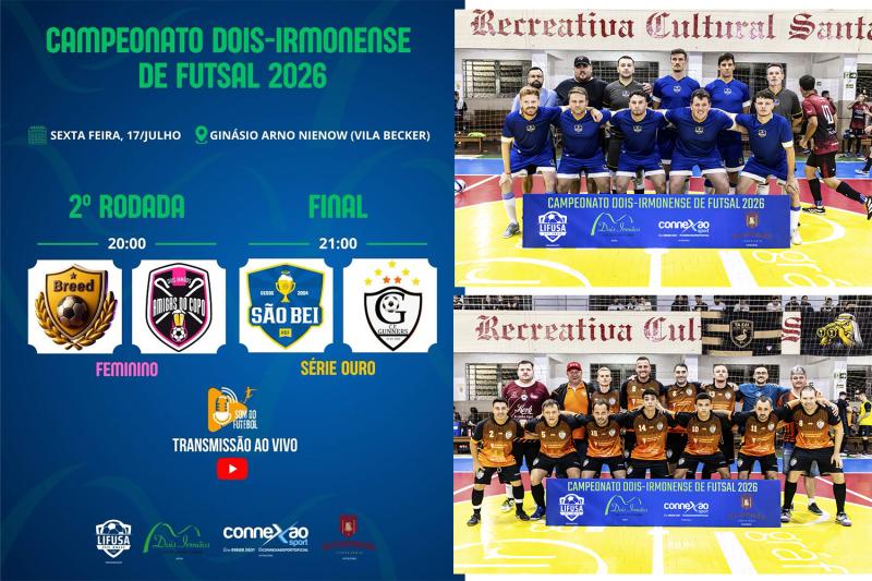 São Beiçado e Gunners decidem o título da Série Ouro nesta sexta-feira