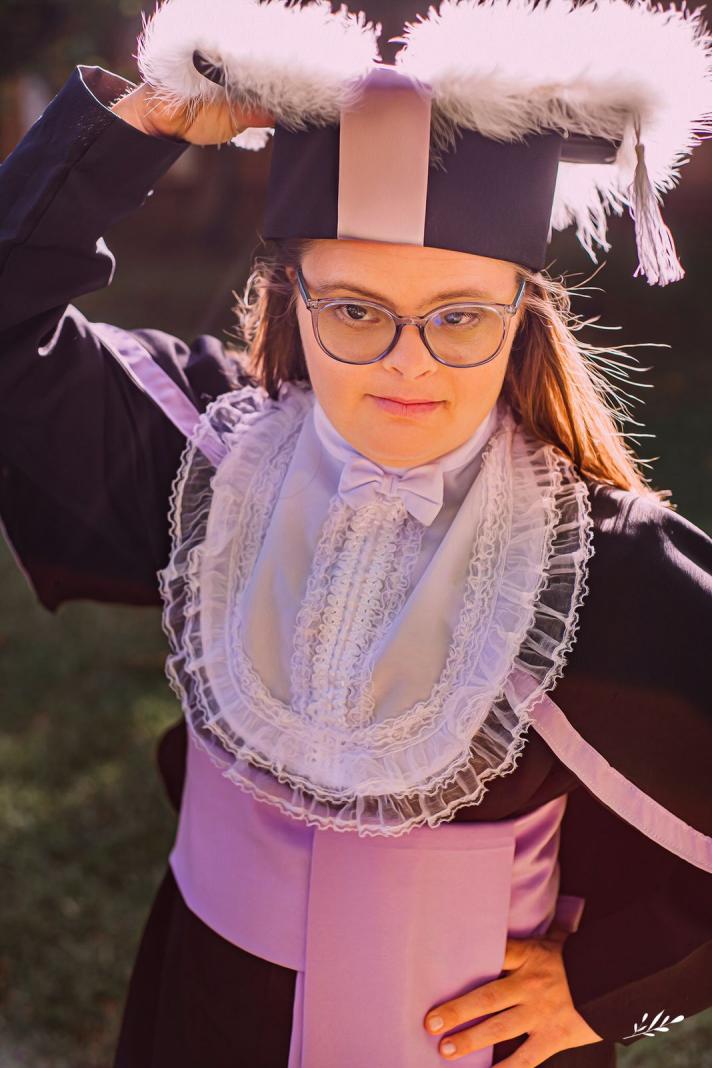 Saskia Müller formou-se em Pedagogia pelo Instituto Superior de Educação Ivoti – ISEI (Foto: Laís Schulz Müller)