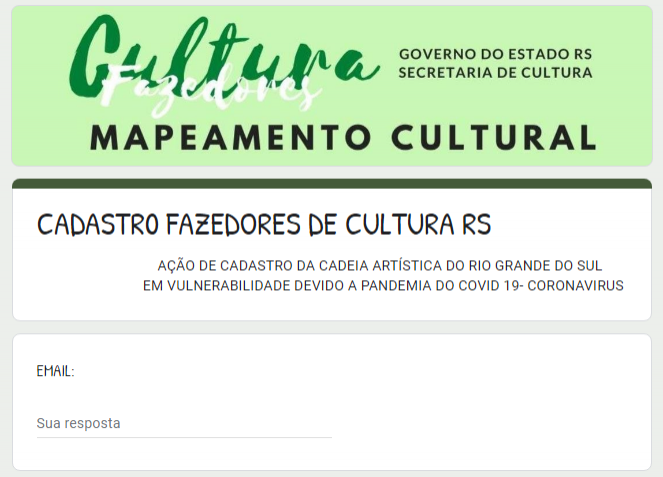 Interessados devem preencher formulário