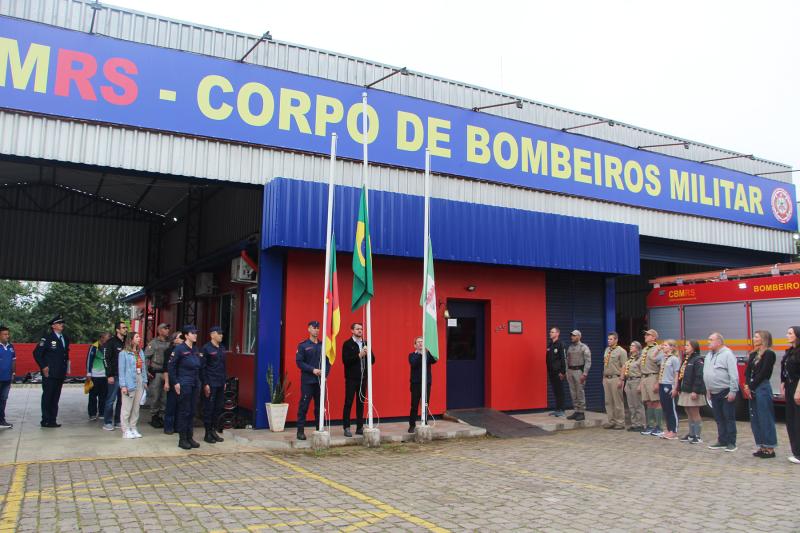 Guarda do fogo é feita pelo Corpo de Bombeiros