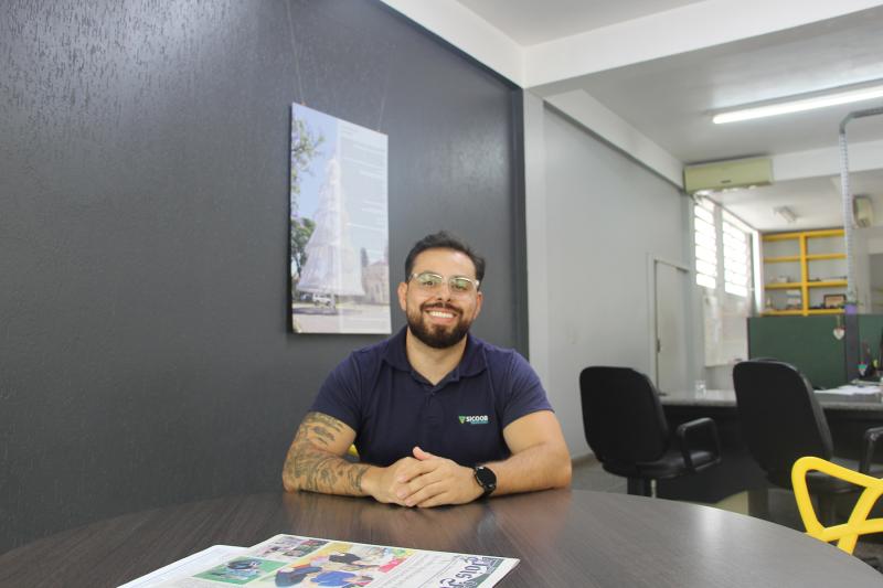 Matheus Ramos da Silva, novo gerente da Sicoob