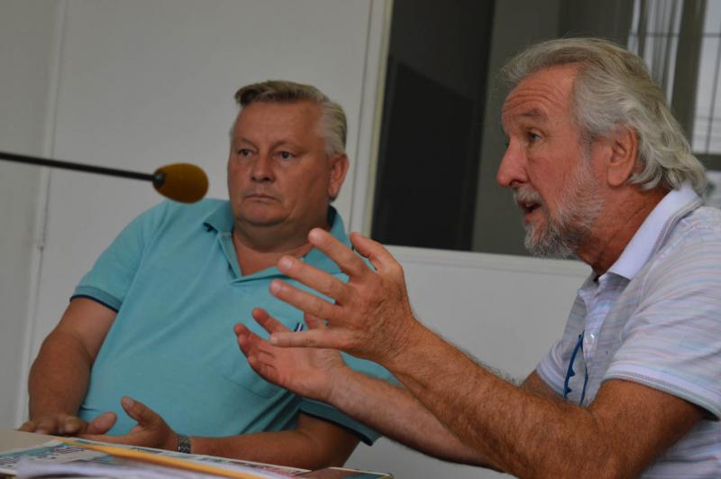 Romeo e Vicente estiveram no JDI nesta quarta