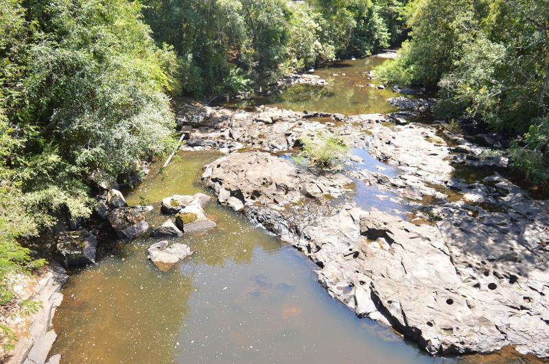 Nível do Arroio Feitoria vem baixando muito