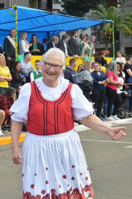 Sorrisos encantaram o público durante o desfile de 7 de setembro