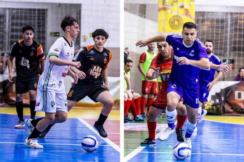 Sub-18, Veterano e Master movimentam Municipal de Futsal em Dois Irmãos