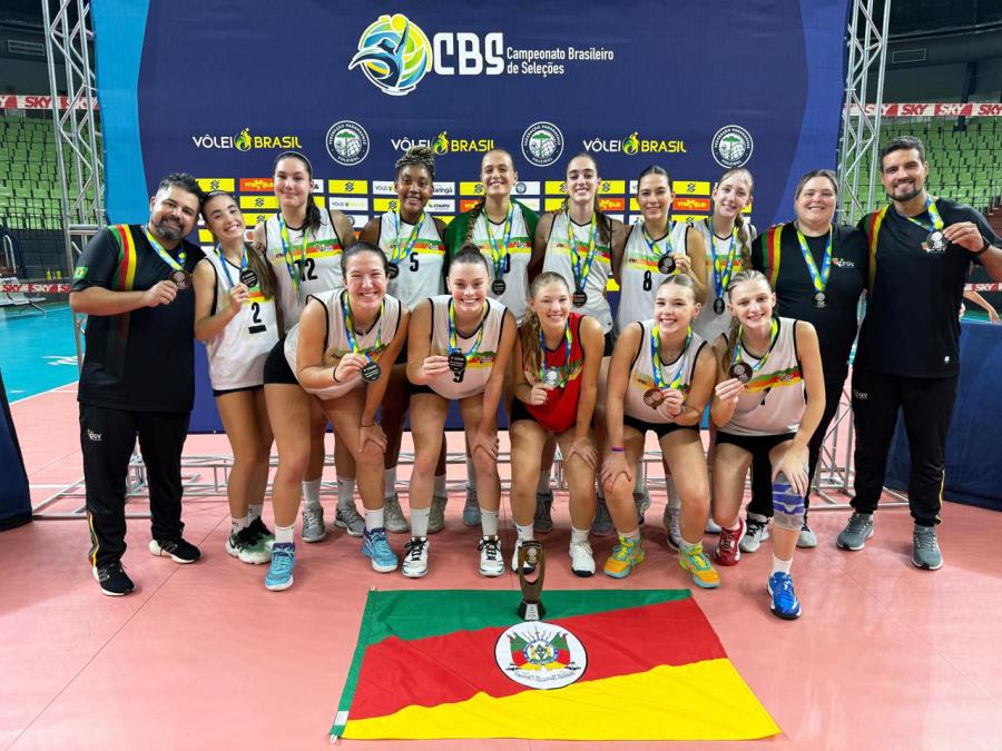Time feminino ficou em 3º lugar (Foto: Arquivo Pessoal)