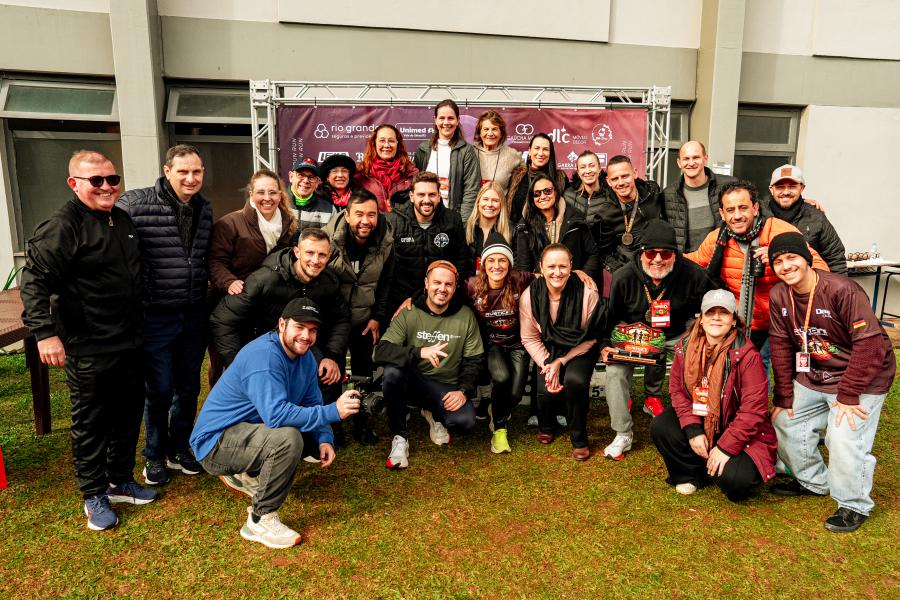Turma da organização do evento