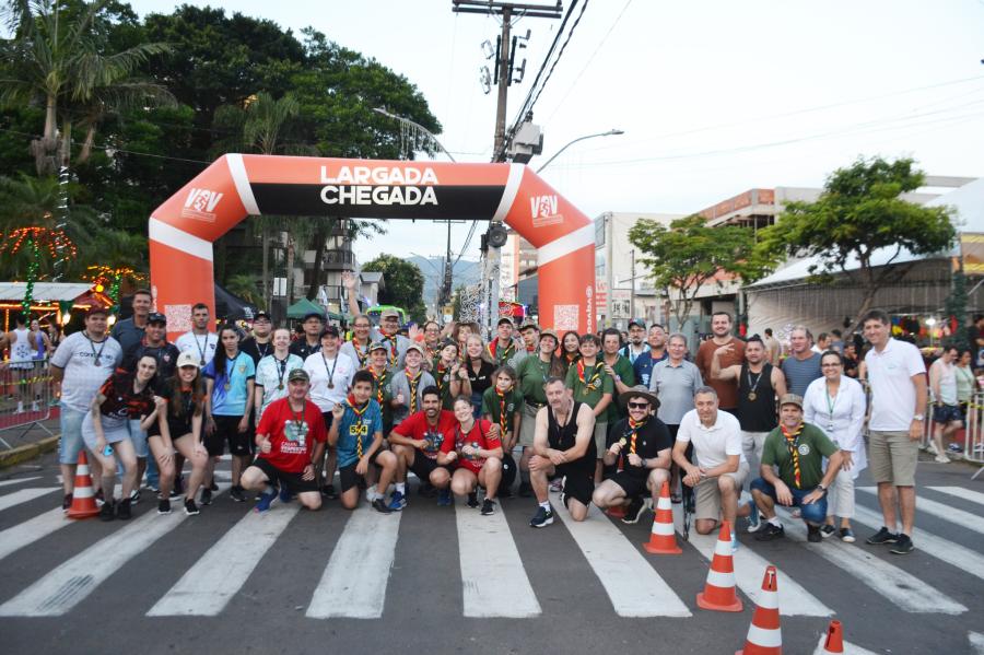 Turma de apoio do evento