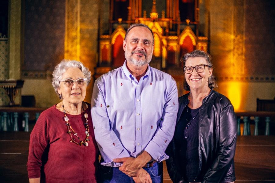 Vera Rausch, Ângelo Reinheimer e Tânia Becker