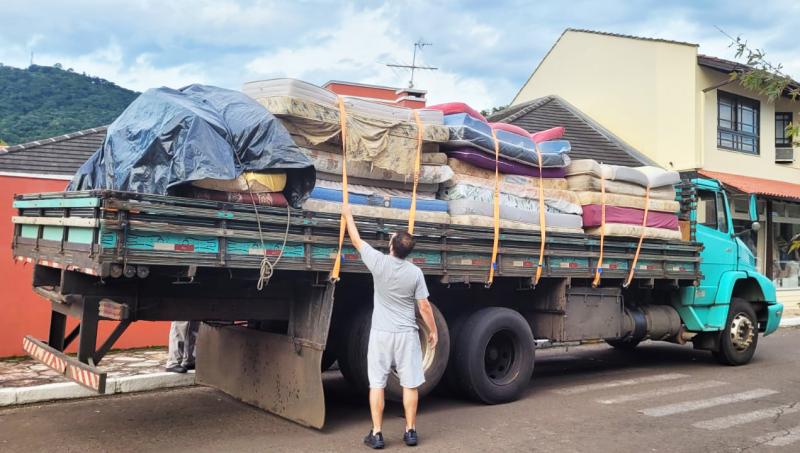 Vereadores destacam a solidariedade da população de Morro Reuter 