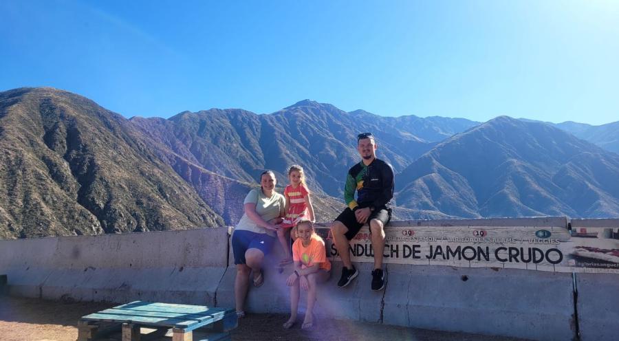 Viagem de carro proporcionou parada em várias paisagens da Argentina 