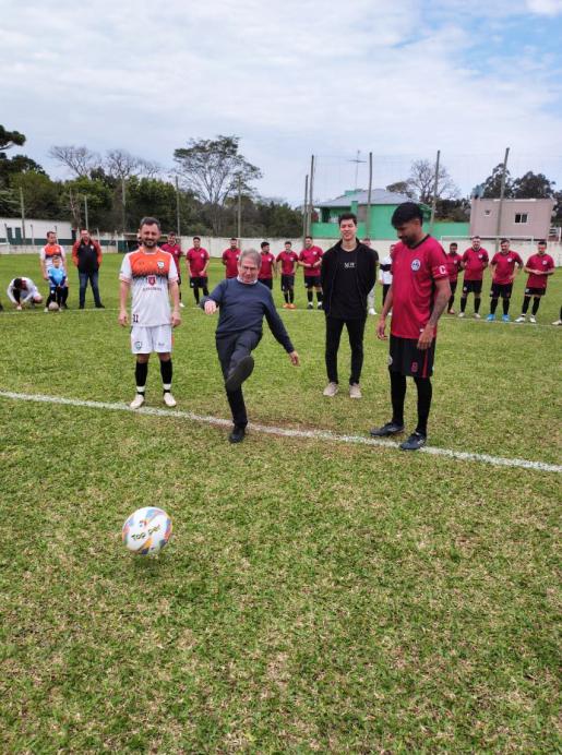 Vice-prefeito Juarez Stein deu o pontapé inicial 